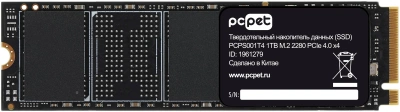 Накопитель SSD PC Pet PCIe 4.0 x4 1TB PCPS001T4 M.2 2280 OEM