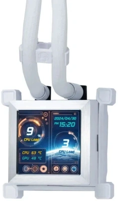 Система водяного охлаждения Lian-Li HydroShift LCD 360S Soc-AM5/AM4/1700/1851 белый 4-pin 29.8dB Al+Cu LCD 330W Ret (G89.GHSLCD36SW.R0)