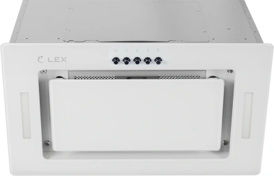 Вытяжка встраиваемая Lex GS Bloc G 600 WH белый управление: кнопочное (1 мотор)