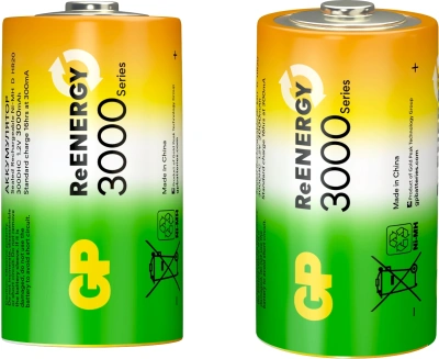 Аккумулятор GP 300DHC D NiMH 3000mAh (2шт)