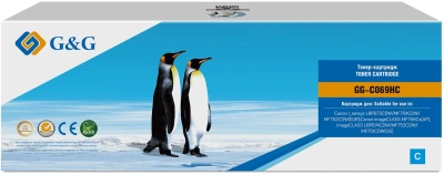 Картридж лазерный G&G GG-C069HC 069H Cyan голубой (5500стр.) для Canon I_sensys LBP673CDW/MF754CDW/MF752CDW(EUR);Canon imageCLASS MF756Cx(AP);imageCLASS LBP674CDW/MF753CDW/MF751CDW(CA)
