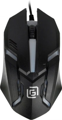 Мышь Оклик 396M INSOMNIA черный оптическая 1200dpi USB 3but (1192373)