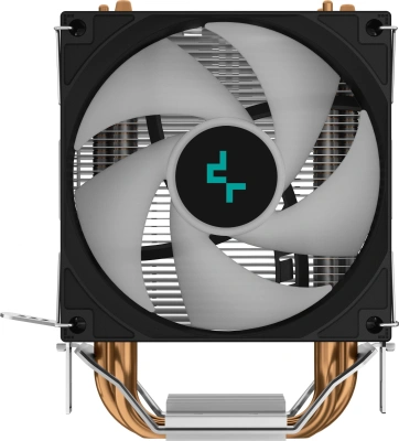 Устройство охлаждения(кулер) Deepcool AG300 LED RGB Soc-AM5/AM4/1200/1700/1851 серебристый 4-pin 18-31dB Al+Cu 150W 350gr Ret (R-AG300-BKLNMN-G)