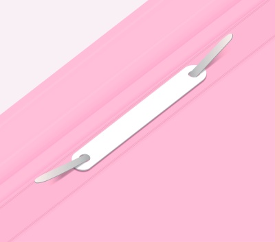 Папка-скоросшиватель Бюрократ Пастель -PSLPAST/PINK A4 прозрач.верх.лист пластик розовый 0.14/0.18