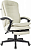 Кресло руководителя Бюрократ T-9950MSG-F слоновая кость экокожа крестов. пластик подст.для ног