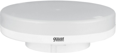 Лампа светодиодная Gauss Elementary GX53 6Вт цок.:GX53 таблетка 220B св.свеч.бел.теп. (упак.:10шт) (83816)