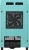 Корпус Thermaltake The Tower 100 Turquoise голубой без БП miniITX 1x120mm 3x140mm 2xUSB3.0 audio bott PSU