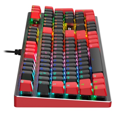 Клавиатура A4Tech B820N черный/красный USB for gamer LED (B820N ( BLACK + RED)) кабель 1.8м