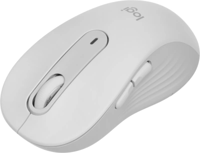 Мышь Logitech M650 L белый оптическая 4000dpi silent беспров. BT/Radio USB 5but (910-006389)