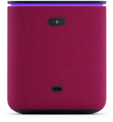 Умная колонка Yandex Станция Миди Алиса малиновый 24W 1.0 BT/Wi-Fi 10м (YNDX-00054PNK)