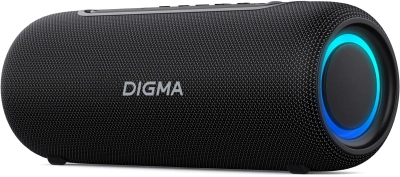 Колонка порт. Digma D-PS1524 черный 20W 2.0 BT 10м 2000mAh (PS1524B)