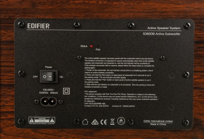 Колонки Edifier S360DB 2.1 коричневый 155Вт BT