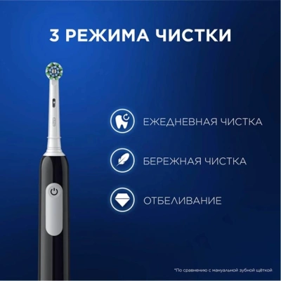 Зубная щетка электрическая Oral-B Pro 1 80870428 черный