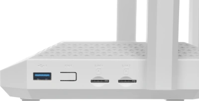 Роутер беспроводной Keenetic Netcraze Hero 5G (NC-4110) AX3000 10/100/1000/2500BASE-TX/4G cat.12 белый