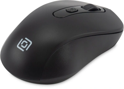 Мышь Оклик 677MW черный оптическая 1600dpi беспров. USB 6but (1520859)