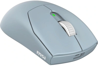 Мышь MSI Forge GM340 голубой оптическая 12000dpi беспров. BT/Radio USB 5but (S12-4301770-HH9)