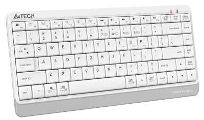 Клавиатура A4Tech FBK11 белый/серый USB беспроводная BT/Radio slim (FBK11 WHITE)