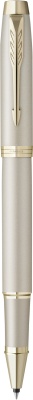 Ручка роллер Parker IM Monochrome T328 (2172955) Champagne PVD F черн. черн. подар.кор.