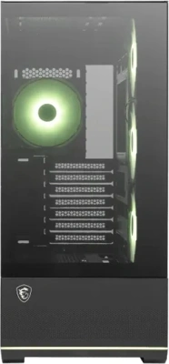 Корпус MSI MAG Pano M110R черный без БП mATX 8x120mm 2x140mm 1xUSB3.0 audio AirDuct bott PSU