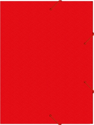 Папка-короб на резинке Бюрократ -BA40/07RED пластик 0.7мм корешок 40мм A4 красный