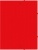 Папка-короб на резинке Бюрократ -BA40/07RED пластик 0.7мм корешок 40мм A4 красный
