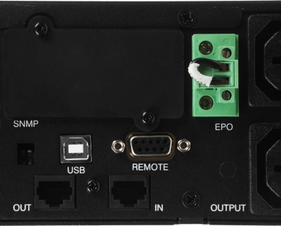 Источник бесперебойного питания Powercom Smart King RT SRT-1000A LCD 900Вт 1000ВА черный