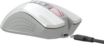 Мышь A4Tech Bloody R90 Plus белый оптическая 5000dpi беспров. USB 7but (R90 PLUS GREUISH WHITE)