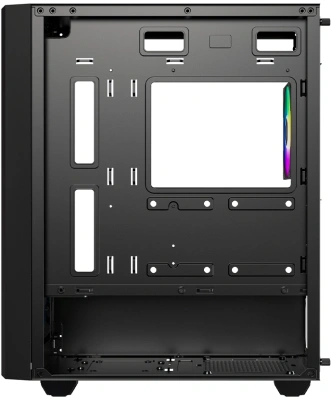 Корпус ID-Cooling Ware 300 черный без БП mATX 6x120mm 2xUSB2.0 1xUSB3.0 audio bott PSU