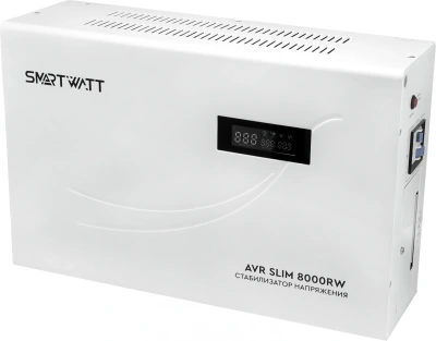 Стабилизатор напряжения Smartwatt AVR Slim 8000RW 8000ВА белый