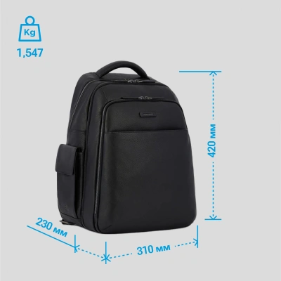 Рюкзак мужской Piquadro Modus Special CA3444MOS/N черный натур.кожа