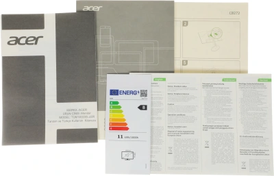 Монитор Acer 27" Vero CB272Gbmiprxv черный IPS LED 4ms 16:9 HDMI M/M матовая HAS 250cd 178гр/178гр 1920x1080 120Hz FreeSync VGA DP FHD 7.7кг