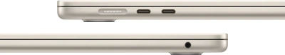 Ноутбук Apple MacBook Air A3241 M4 10 core 16Gb SSD512Gb/10 core GPU 15.3" Liquid Retina (2880x1864) macOS star WiFi BT Cam (MW1K3LL/A)