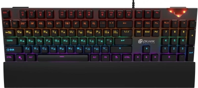 Клавиатура Оклик 935G RAGNAR механическая черный USB Multimedia for gamer LED (подставка для запястий) (1460068) кабель 1.2м