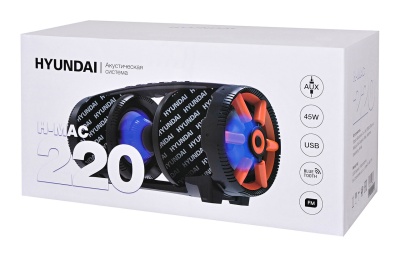 Минисистема Hyundai H-MAC220 черный 45Вт FM USB BT SD/MMC