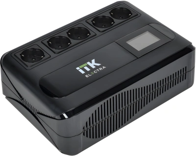 Источник бесперебойного питания ITK Electra ELT5-1000VA-1-001 600Вт 1000ВА черный