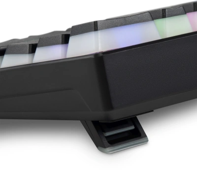 Клавиатура Оклик K763W механическая черный USB беспроводная BT/Radio Multimedia for gamer LED (1920548) кабель 1.5м