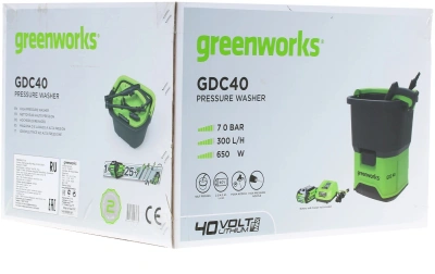 Минимойка Greenworks GDC40 1300Вт (5104507)