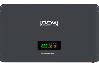 Стабилизатор напряжения Powercom WM-5000VA 4000Вт 5000ВА графитовый