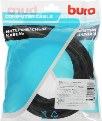 Кабель аудио-видео Buro V1.4 DisplayPort (m)/DisplayPort (m) 5м. черный (BHP-DPP-1.4-5)