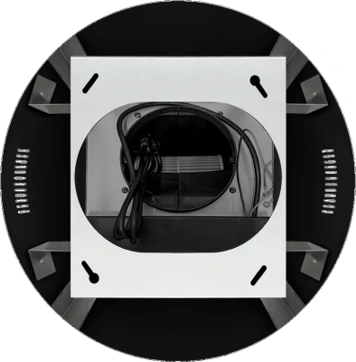 Вытяжка каминная Maunfeld Ford 39 Isla Sensor черный управление: сенсорное (1 мотор)
