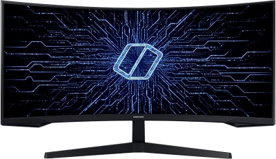 Монитор Samsung 34" Odyssey G5 C34G55TWWI черный VA LED 1ms 21:9 HDMI матовая 250cd 178гр/178гр 3440x1440 165Hz DP UW 5.6кг