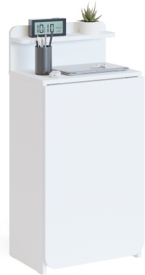 Стол для компьютера Сокол СП-19 складн. столешница ЛДСП белый каркас хром (00-00012723)