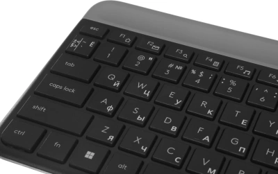 Клавиатура + мышь Logitech MK470 клав:графитовый/светло-серый мышь:графитовый USB беспроводная slim (920-009180)