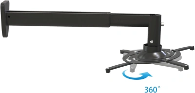 Кронштейн для проектора Cactus CS-VM-PR05BL-BK черный макс.10кг настенный поворот и наклон