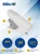 Степлер Kw-Trio 0556B-WHT Mini Air touch 24/6 26/6 (20листов) белый 50скоб пластик закрытый коробка