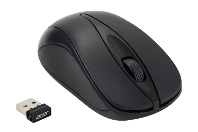 Мышь Acer OMR131 черный оптическая 1000dpi беспров. USB для ноутбука 3but (ZL.MCEEE.01E)