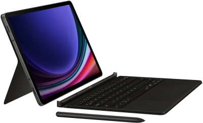 Чехол-клавиатура Samsung для Samsung Galaxy Tab S9/S9 FE/S10 FE/S10 Lite Book Cover Keyboard поликарбонат/полиуретан черный (EF-DX725UBRGRU)