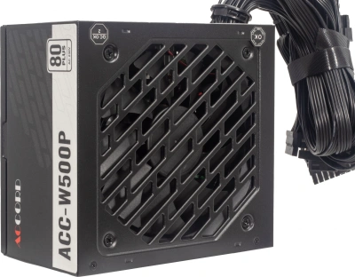 Блок питания Accord ATX 500W ACC-W500P 80+ white (20+4pin) APFC 120mm fan 6xSATA RTL