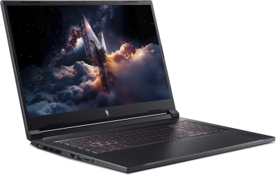 Ноутбук Acer Nitro V 17 AI ANV17-41-R9Q9 Ryzen 7 260 16Gb SSD1Tb NVIDIA GeForce RTX 5060 8Gb 17.3" IPS QHD (2560x1440) без ОС black WiFi BT Cam (NH.QYVCD.007)