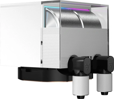Система водяного охлаждения PcCooler DS360 Display ARGB Soc-AM5/AM4/1200/1700/1851 белый 4-pin 39.8dB Al LCD 310W Ret (DS360-WHAWXY-GL)